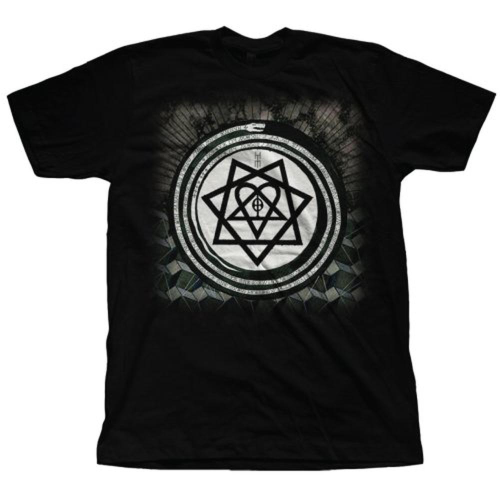 Him - Album Symbols Heren Tshirt - Zwart